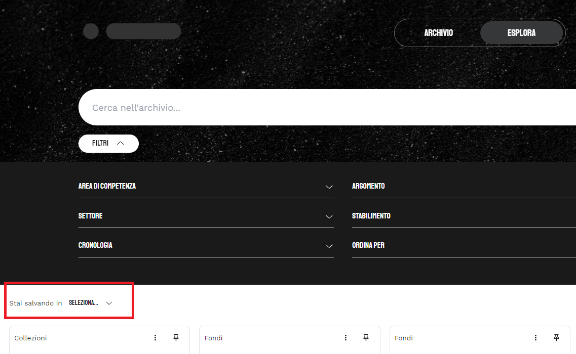 immagine seleziona collezione